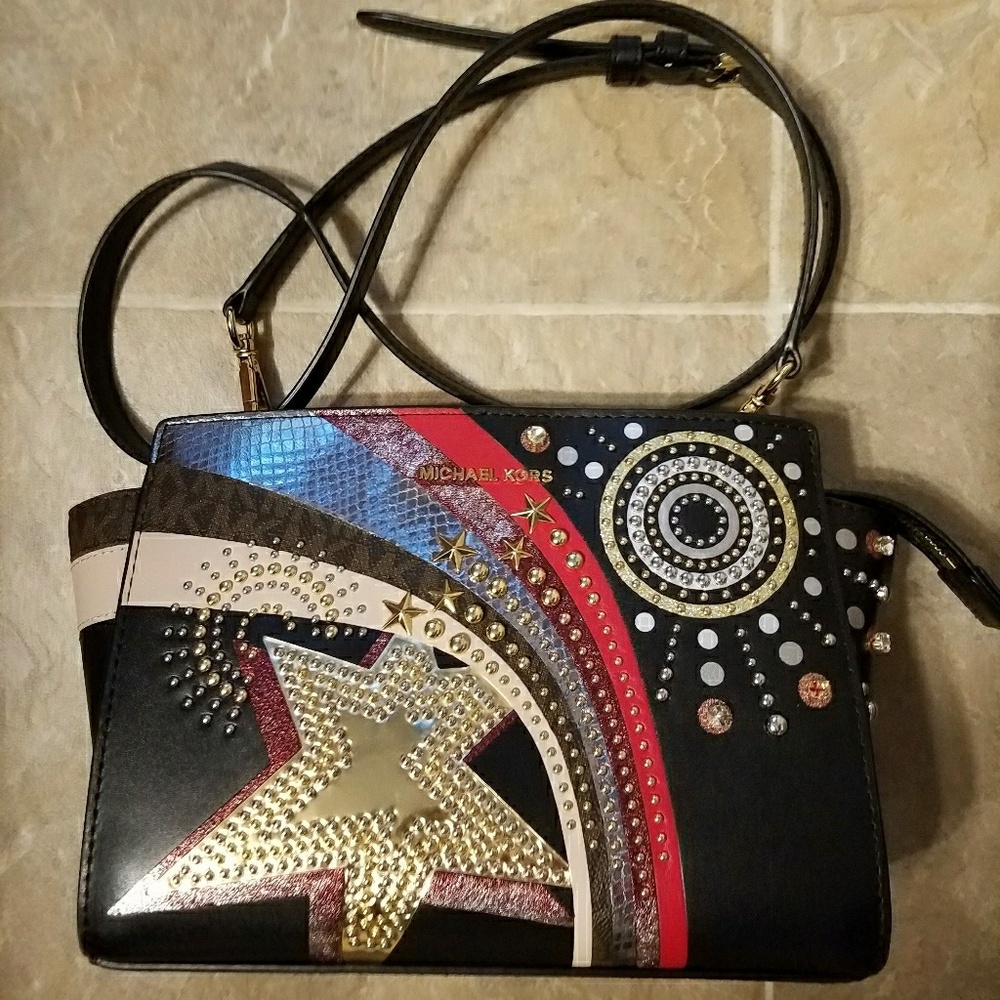 Michael Kors Embellished Selma Crossbody